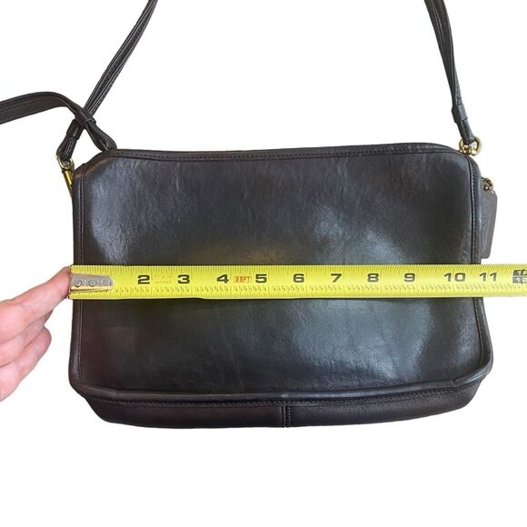 Vintage Coach Clutch Shoulder Bag Brown Full Grain‎ Leather Old Money Quiet Luxe - Picture 12 of 12